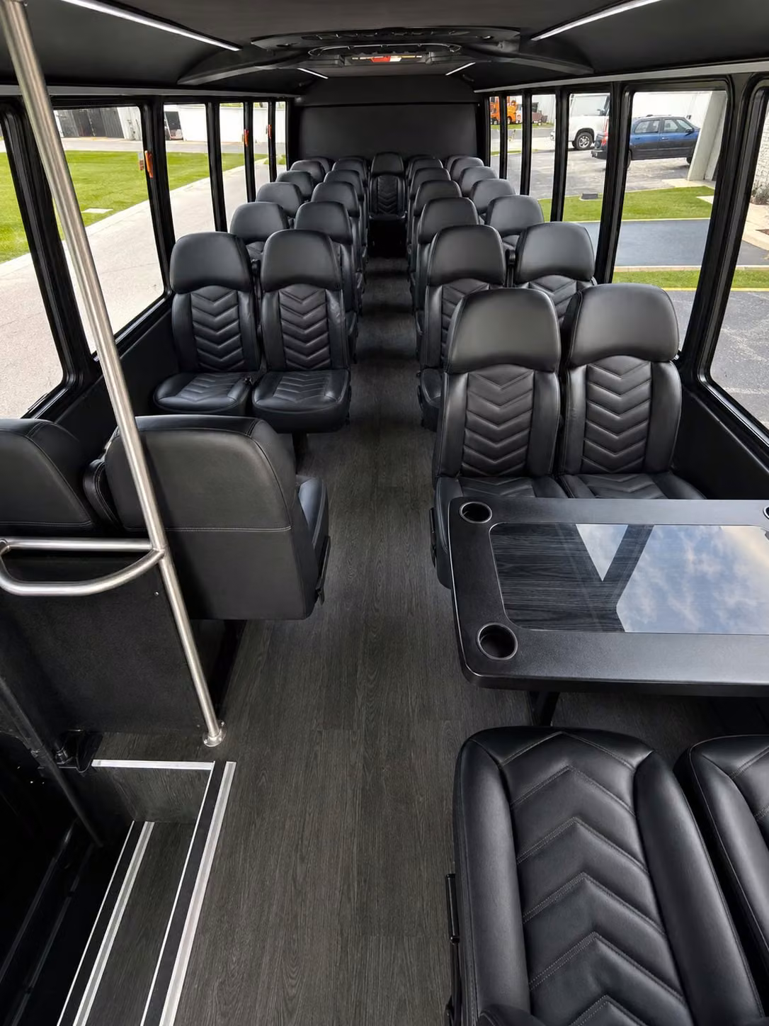 20 passenger minibus interior