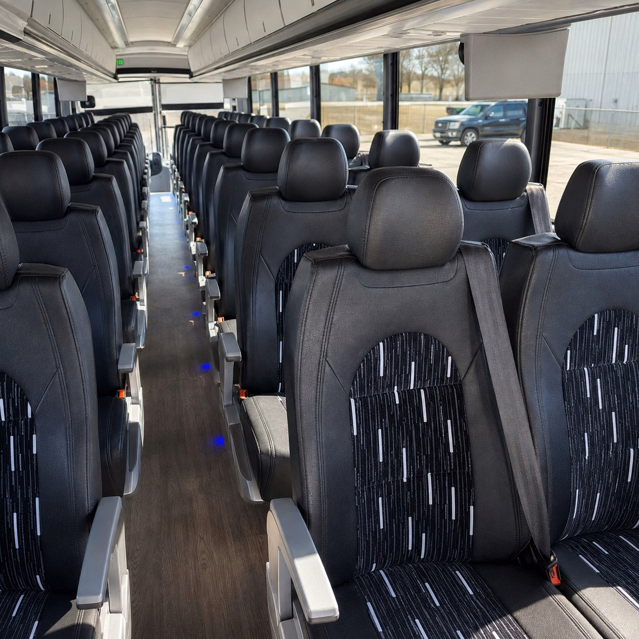 santa cruz 56 passenger charter bus rental