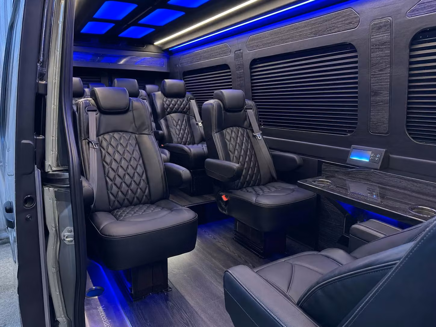 sprinter van transportation for groups and events across santa cruz